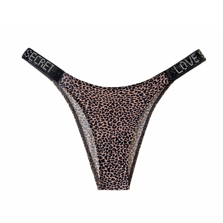 Cosycrazy® Wide Strap Ultra Thin Lace Brazilian Panty With Shiny