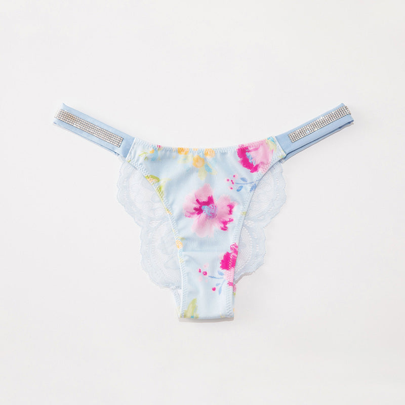 Cosycrazy® Print Lace Brazilian Panties