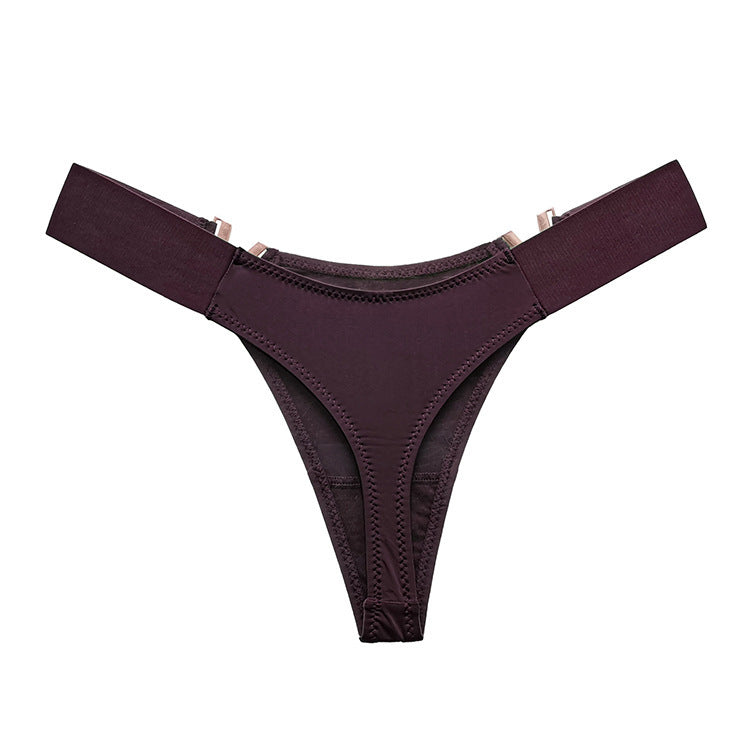 Sexy Underwear Women Low Waist Panties Sports Fitness Seamless Brazilian  Tanga VS Briefs Lingerie V Shaped