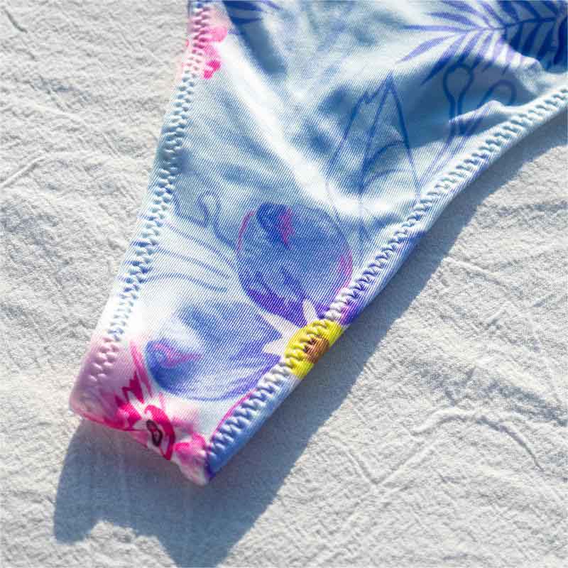 Cosycrazy® Glitter Fabric Brazilian Thong with Shiny